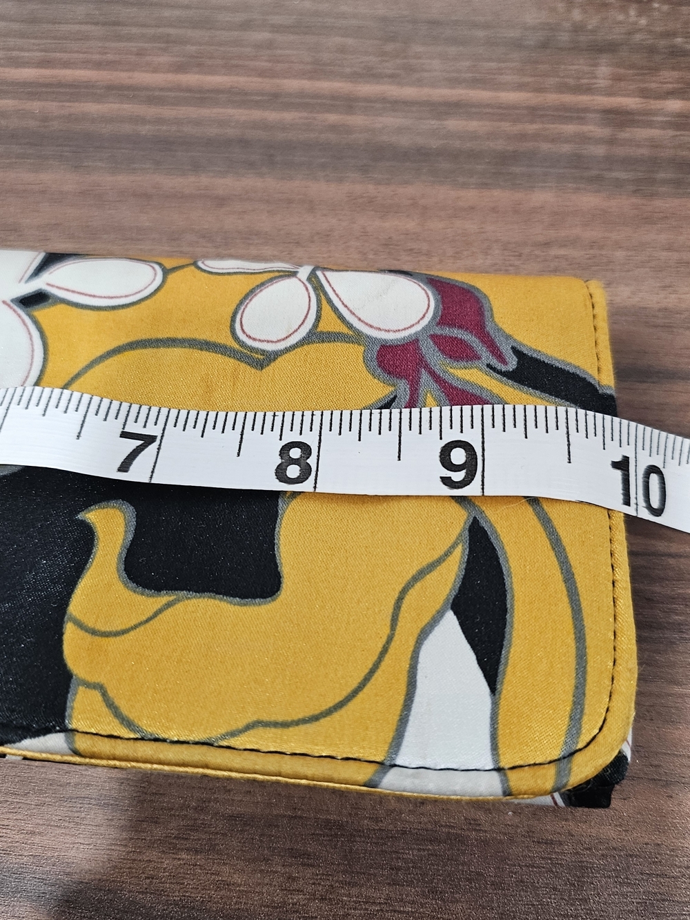 Vintage Avante Garde Floral Gold Black White Evening Clutch Bag - Picture 5 of 9
